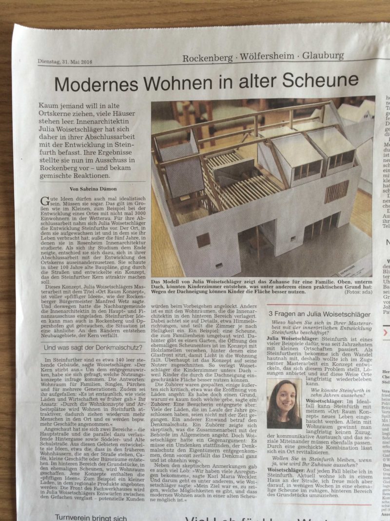 Modernes Wohnen in alter Scheune