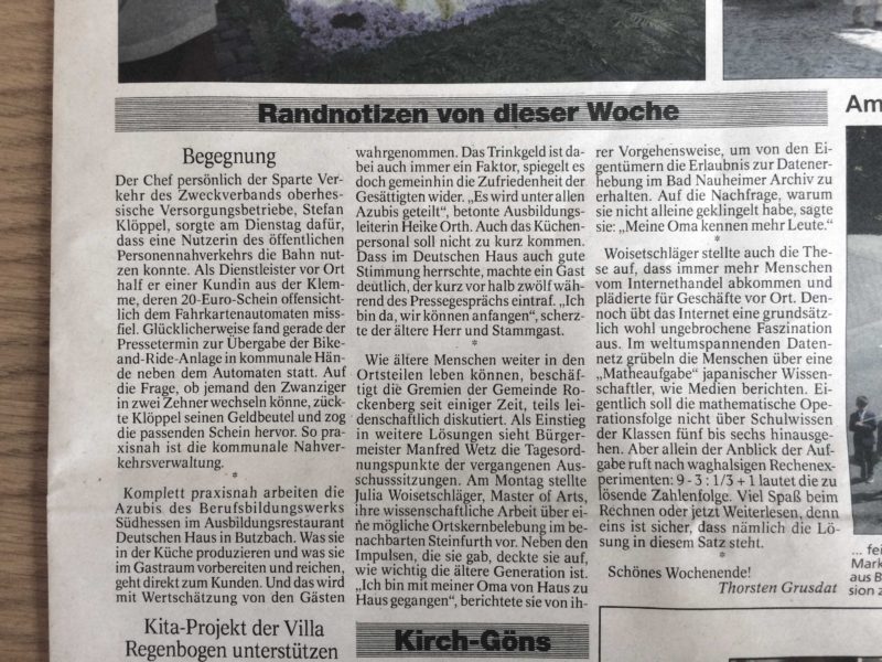 Randnotizen