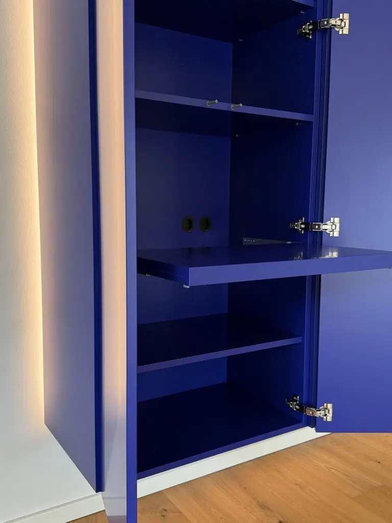 Küchenerweiterung in kräftigem Blau – Bild 4